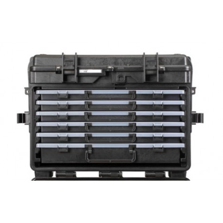 5140X.B.5AL EXPLORER CASES NERA CON CASSETTI VUOTI 5 x AIBOX3.E + 1 x AIBOX6.E, CON RFID/NFC